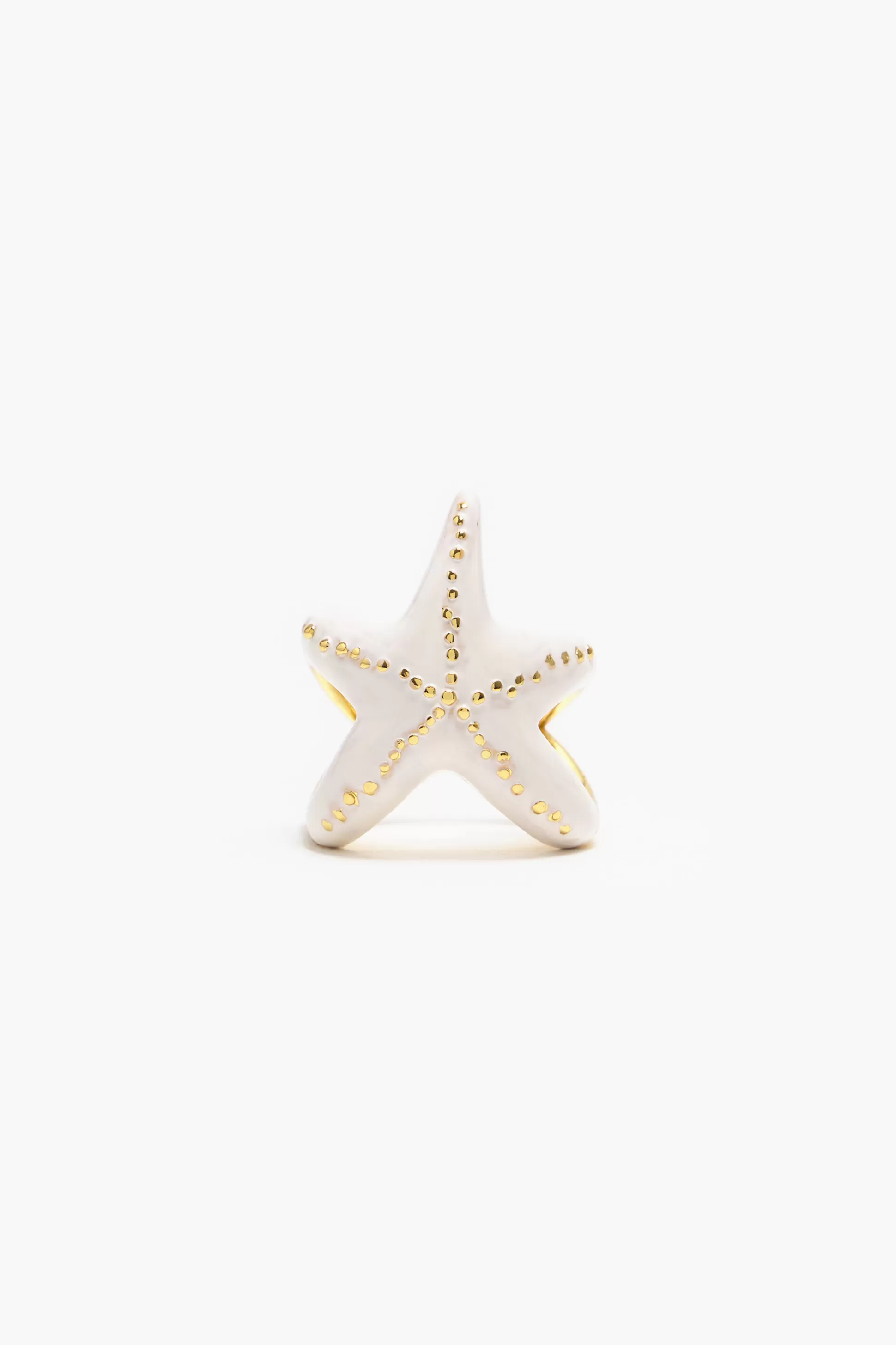 Discount BIMBA Y LOLA Anel Estrela Marfim Ivory