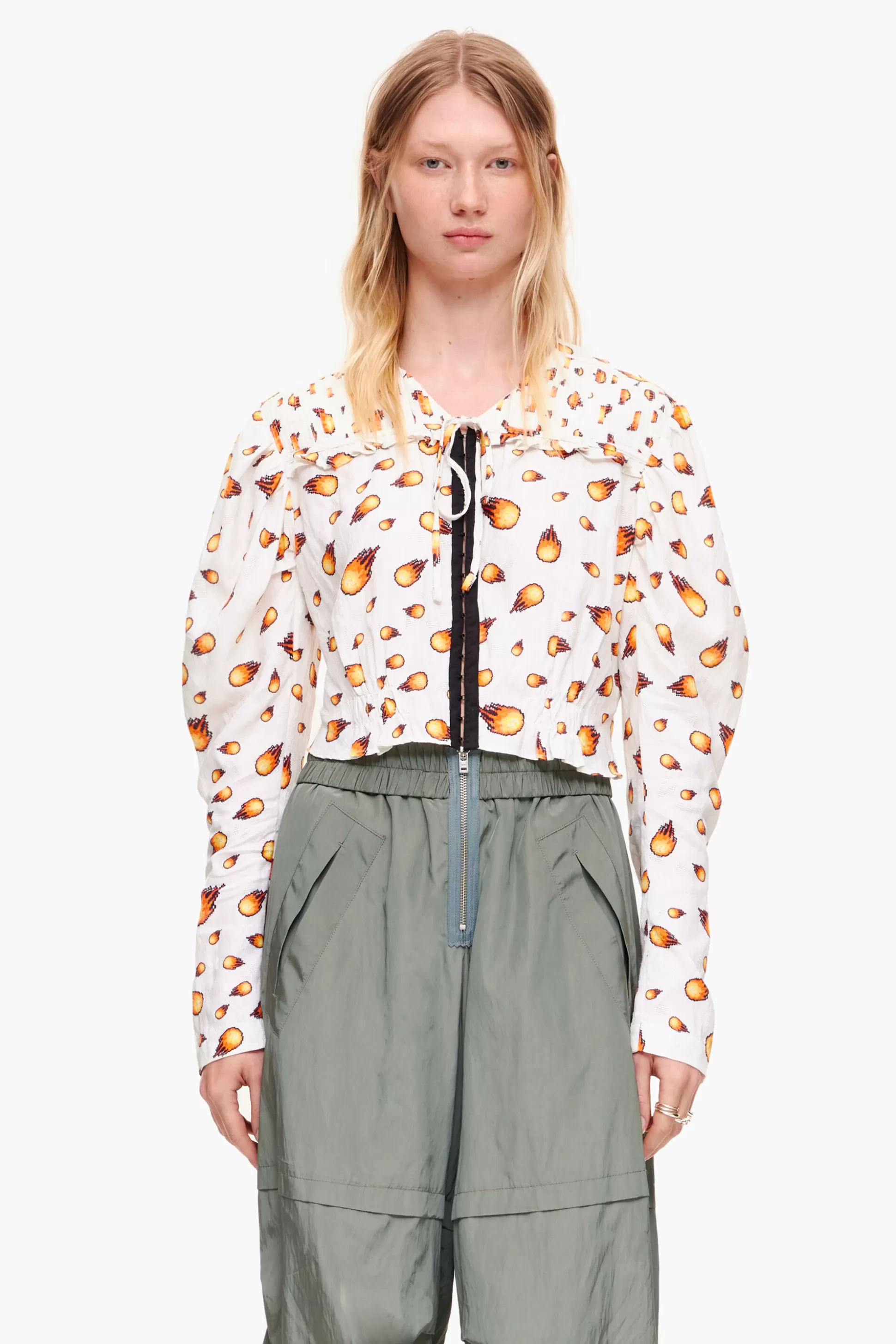 Hot BIMBA Y LOLA Blusa Curtamarfim Fire