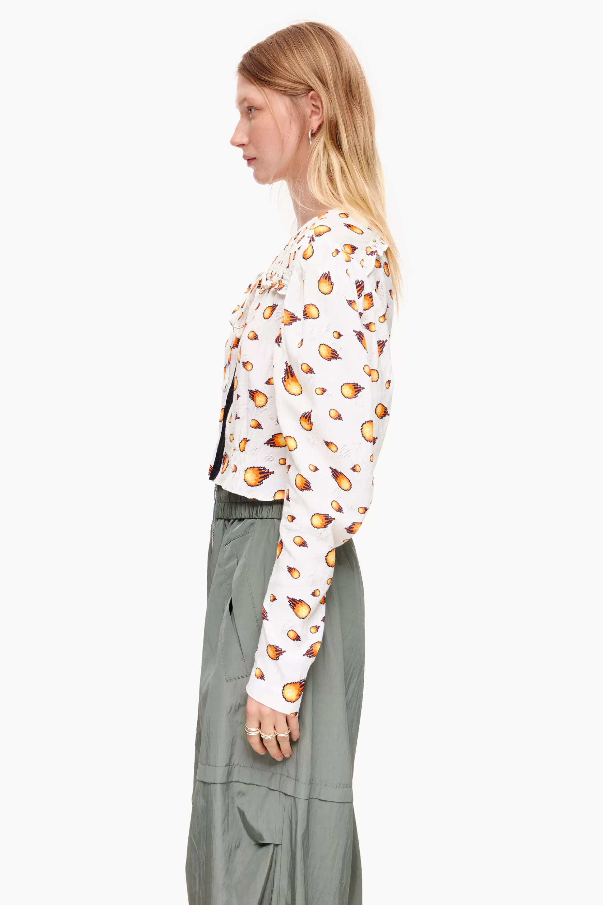 Hot BIMBA Y LOLA Blusa Curtamarfim Fire