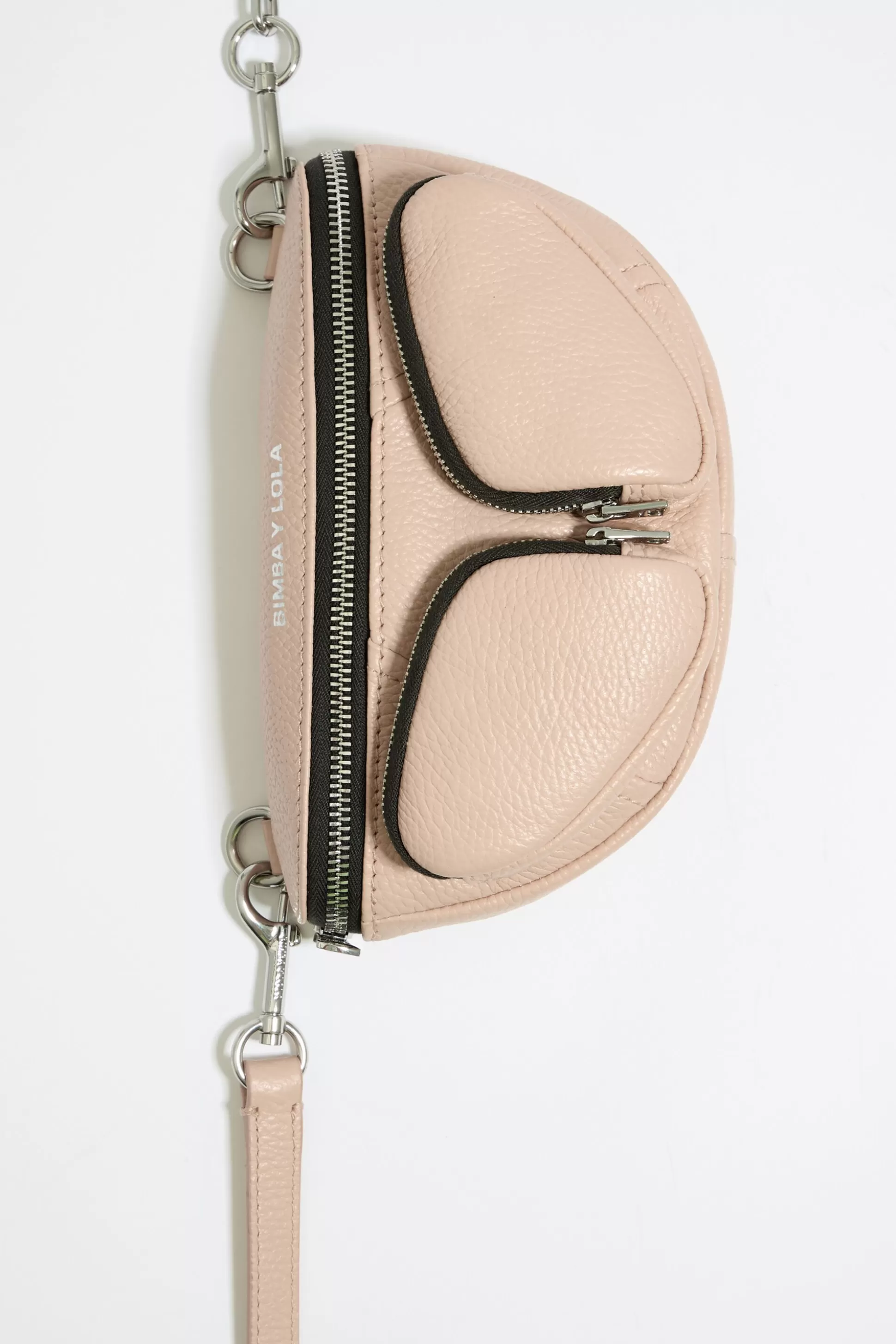 Shop BIMBA Y LOLA Bolsa De Cintura Pocket Xs Pele Rosa Pale Pink