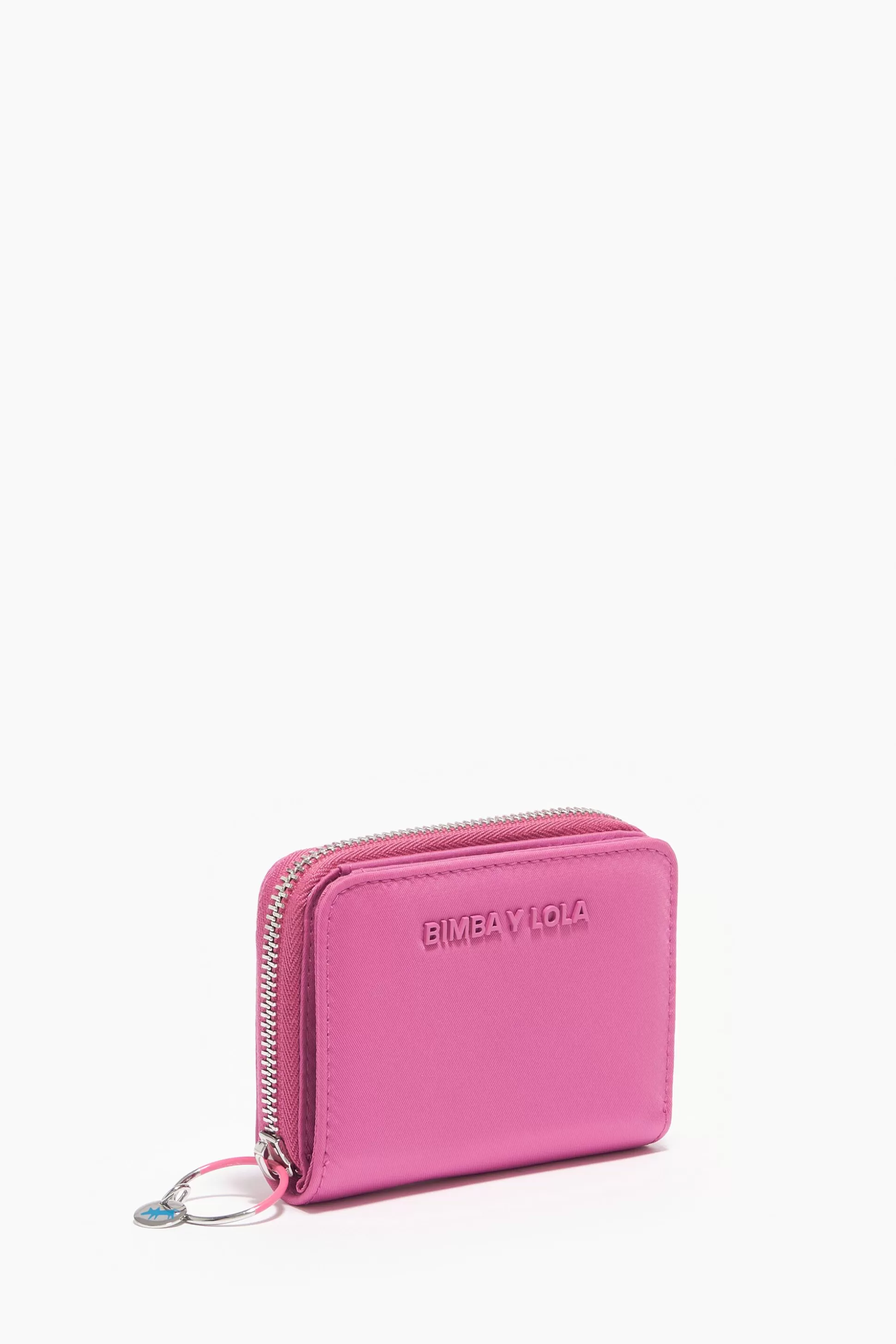 Clearance BIMBA Y LOLA Carteira Aba Nylon Rosa Pink