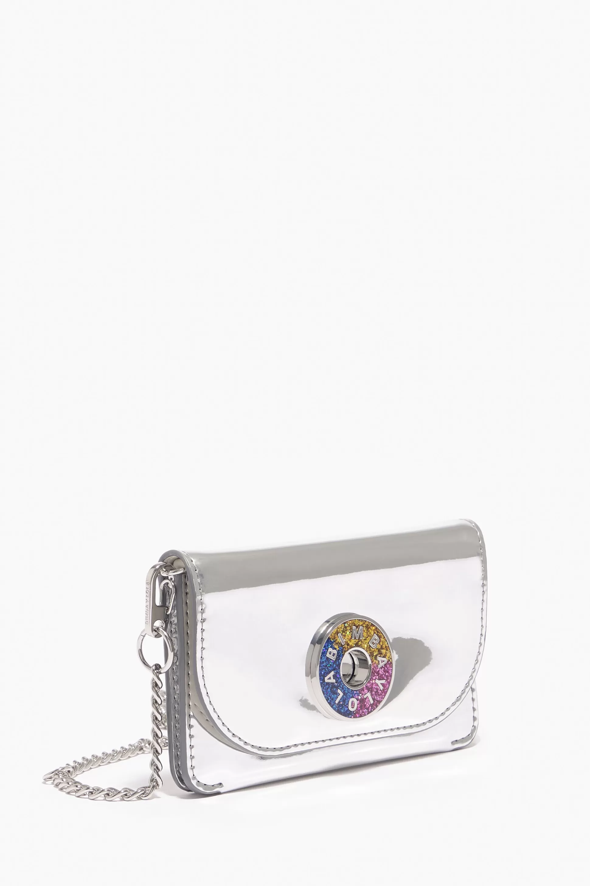 Flash Sale BIMBA Y LOLA Carteira Couro Verniz Prata