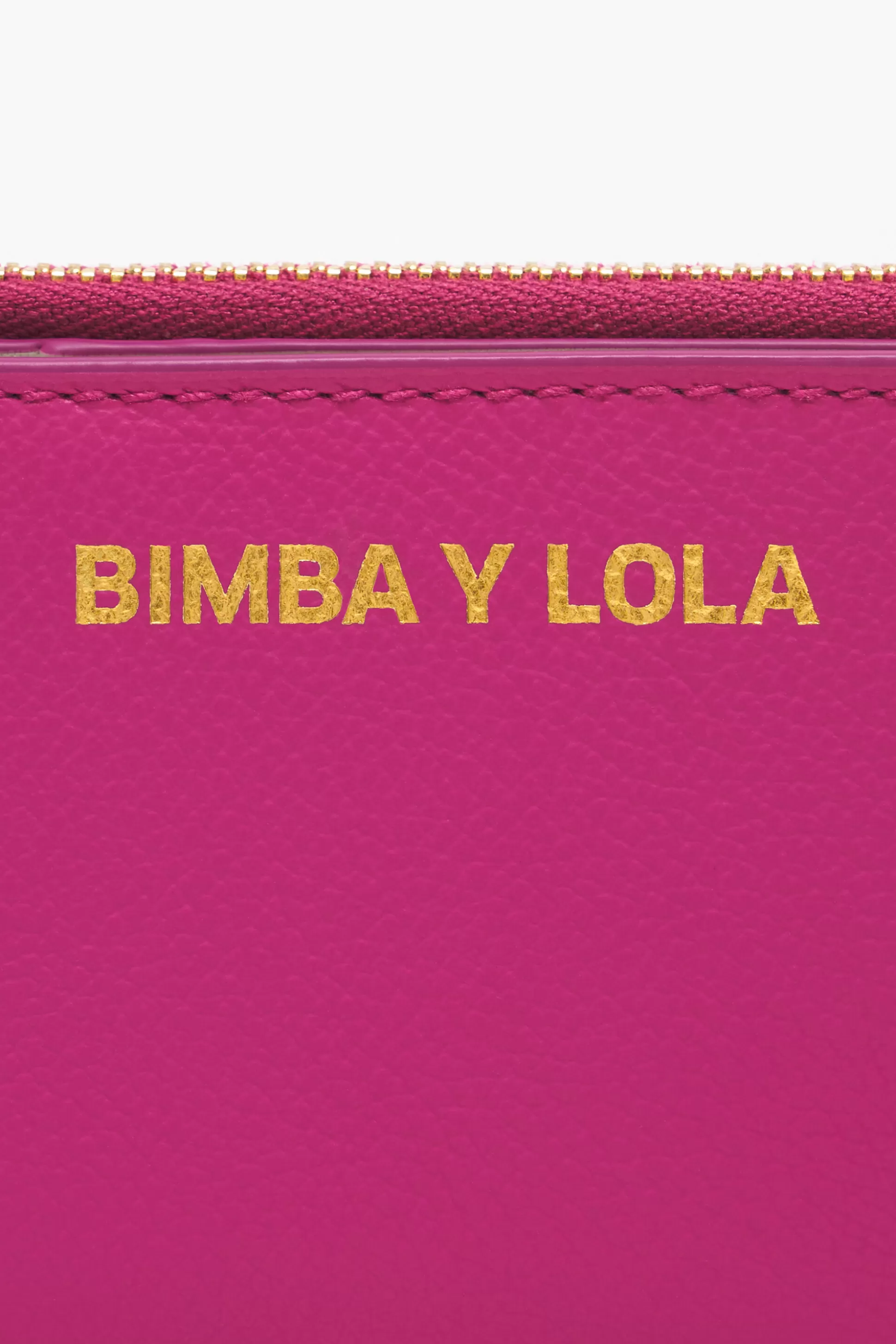 Fashion BIMBA Y LOLA Carteira Retangular Pele Fucsia Fuchsia
