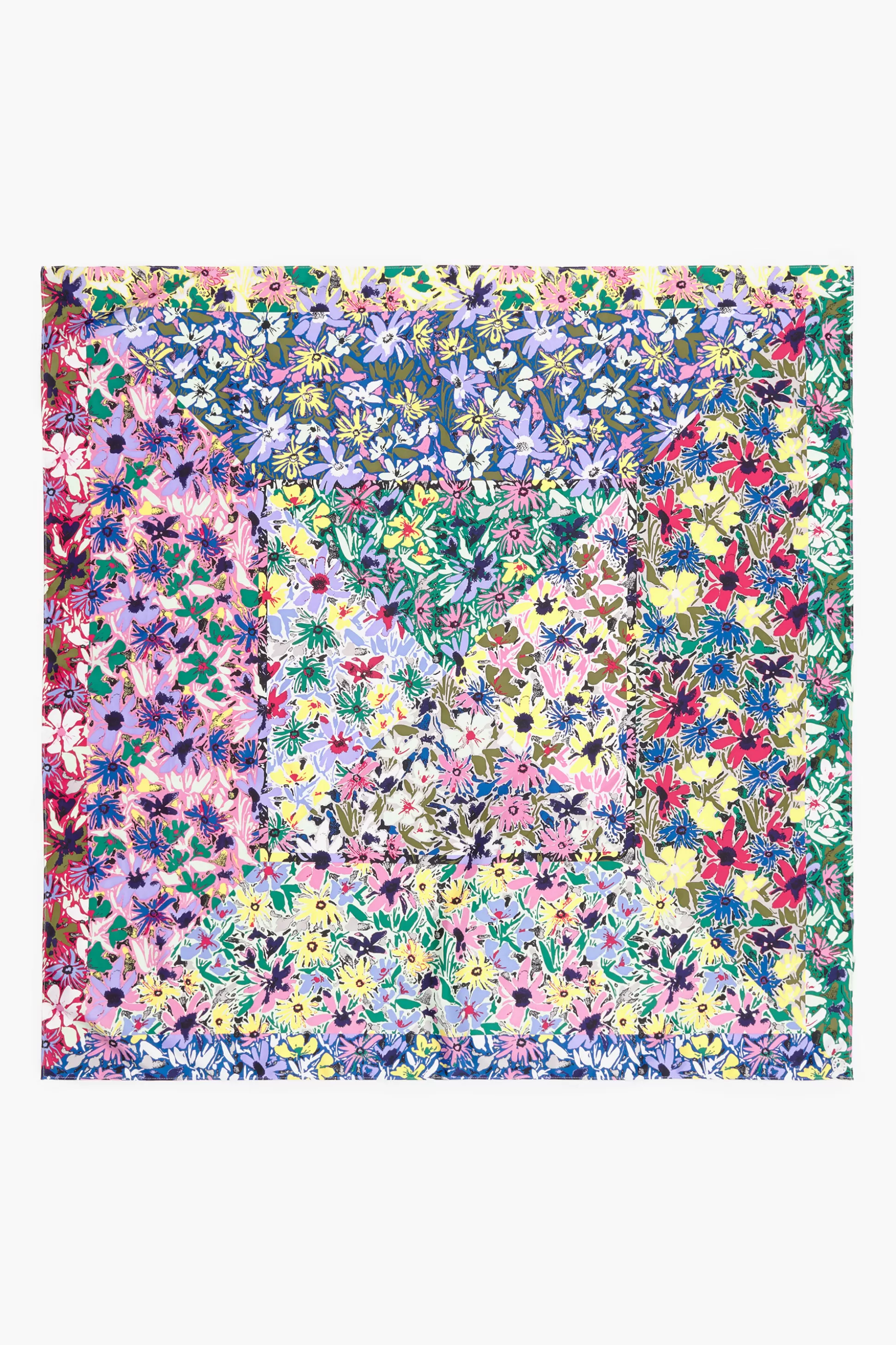 Hot BIMBA Y LOLA Lenco Flores Geometrico Rosa Pink
