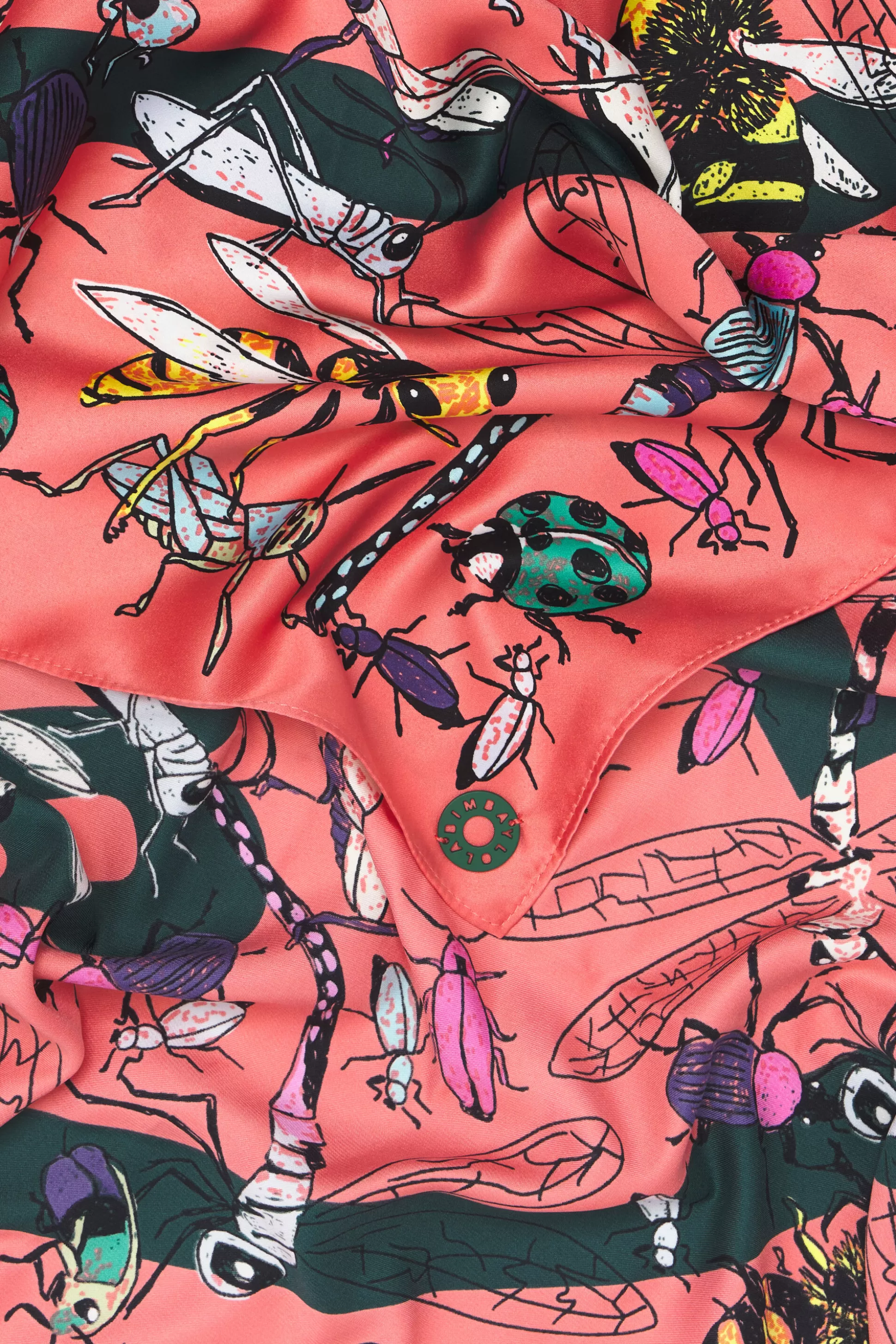 Shop BIMBA Y LOLA Lenco Insetos E Logo Coral