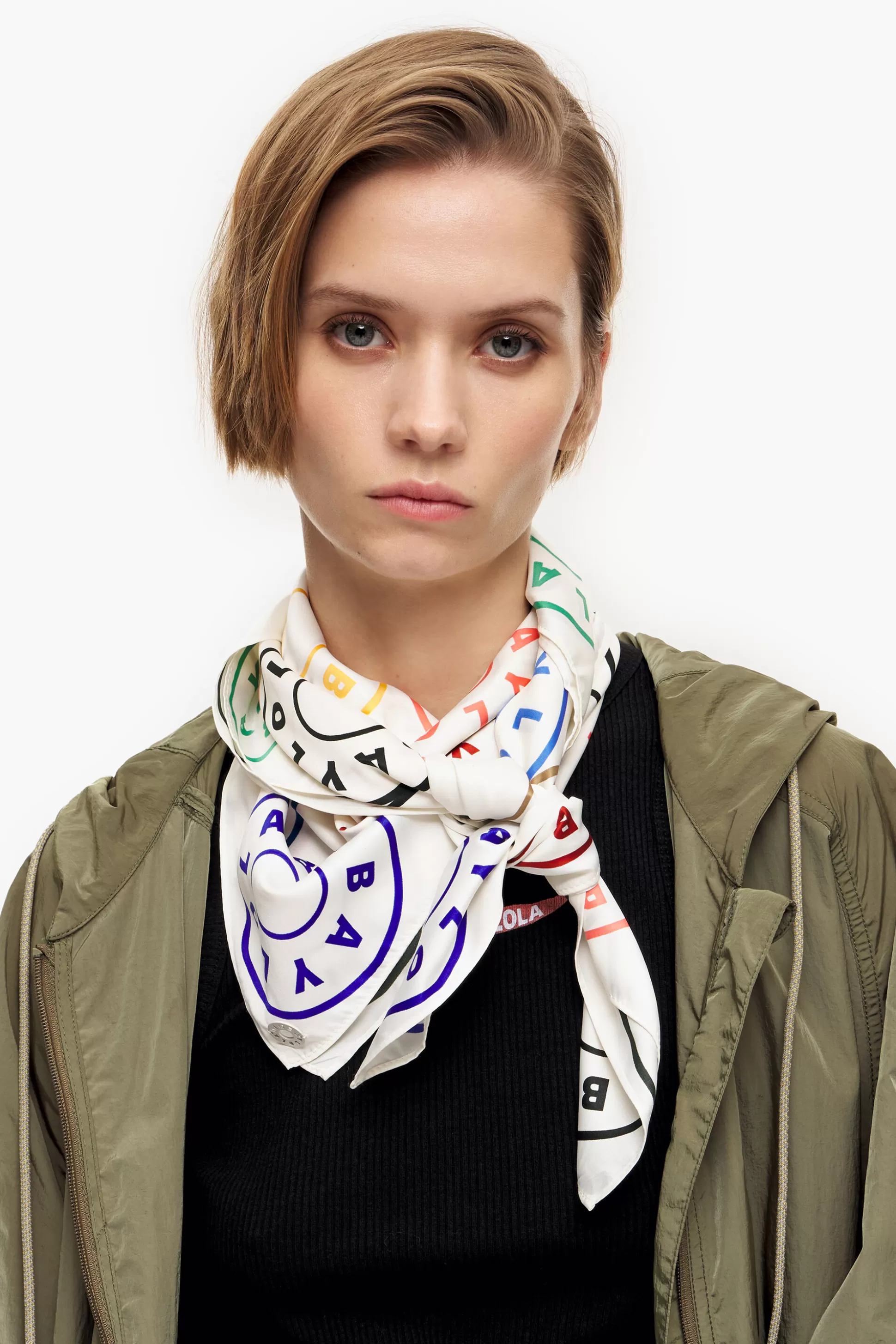 Online BIMBA Y LOLA Lenco Logos Branco Off White
