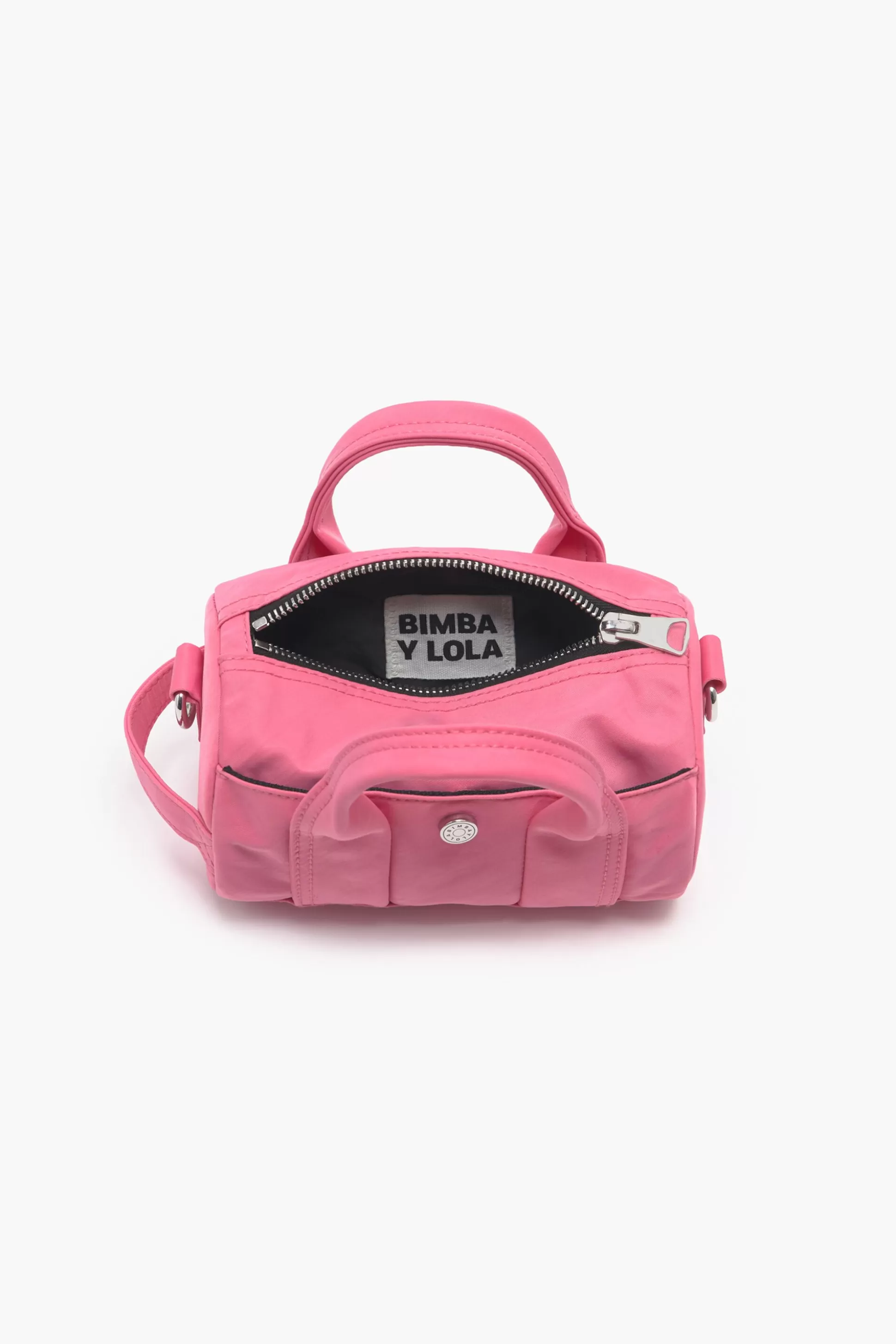 Online BIMBA Y LOLA Mala Barril Xs Nylon Rosa Chewing Gum Pink