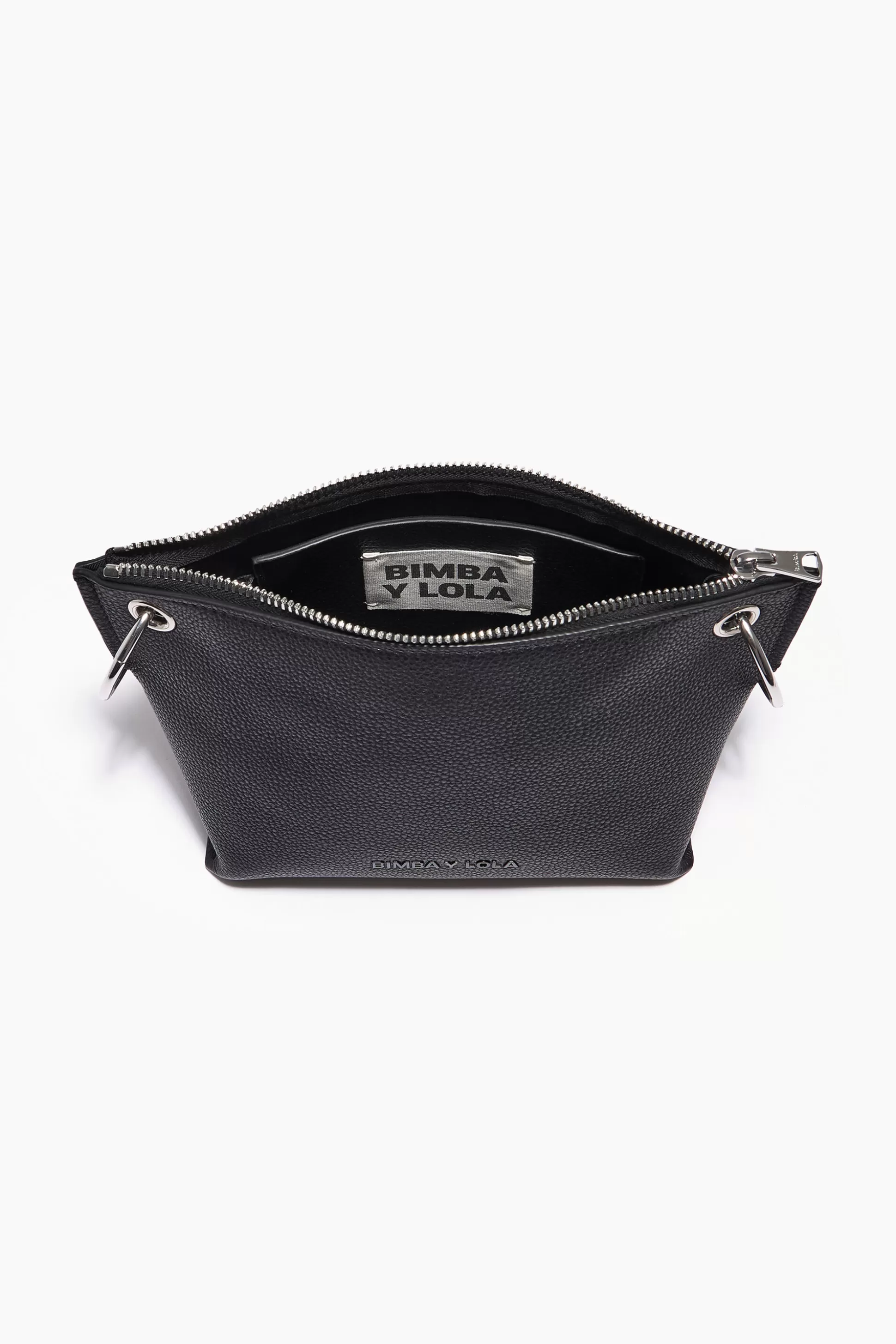 Outlet BIMBA Y LOLA Mala Tiracolo M Pele Preta Black