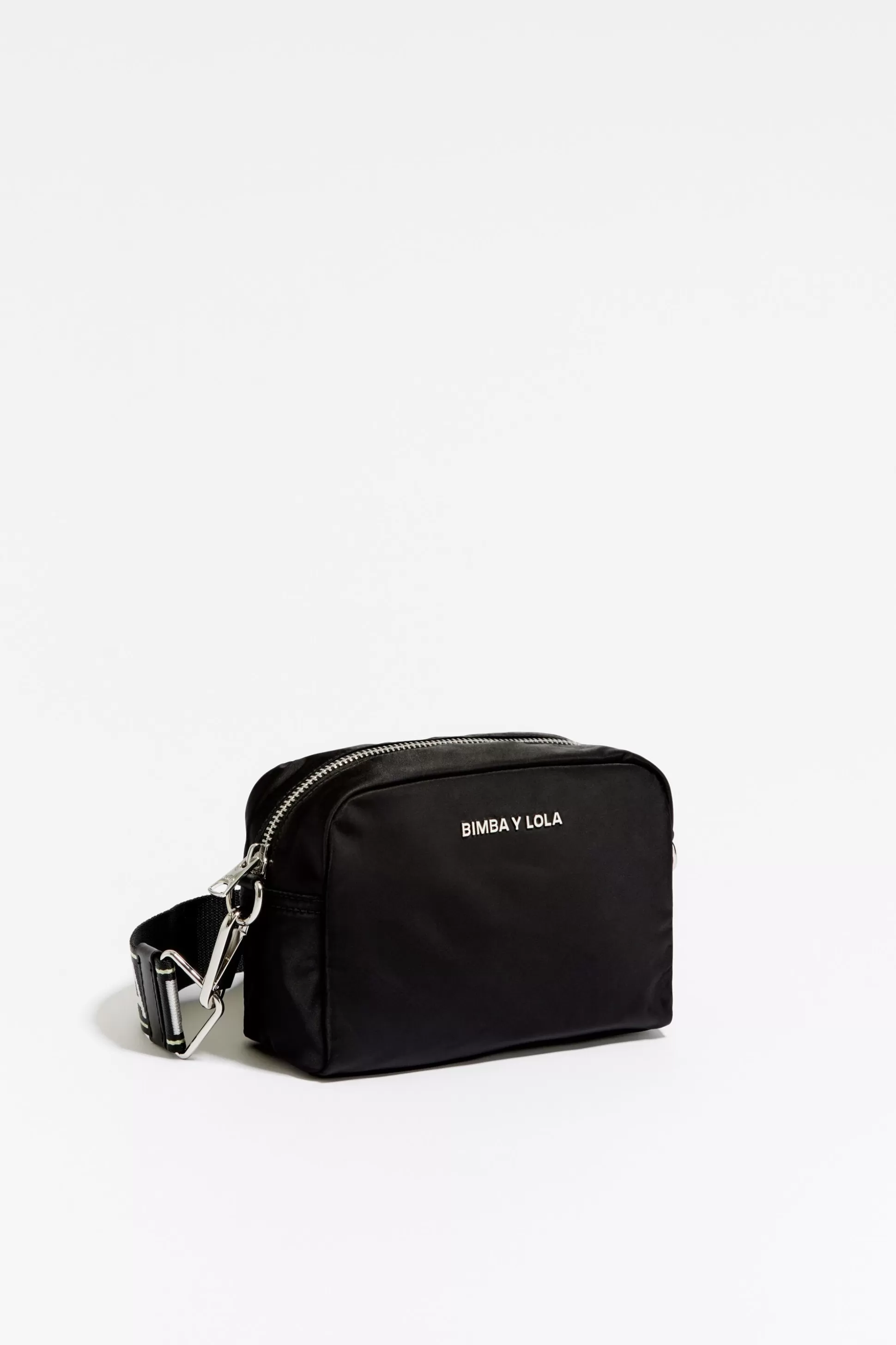 Hot BIMBA Y LOLA Mala Tiracolo S Nylon Preta Black