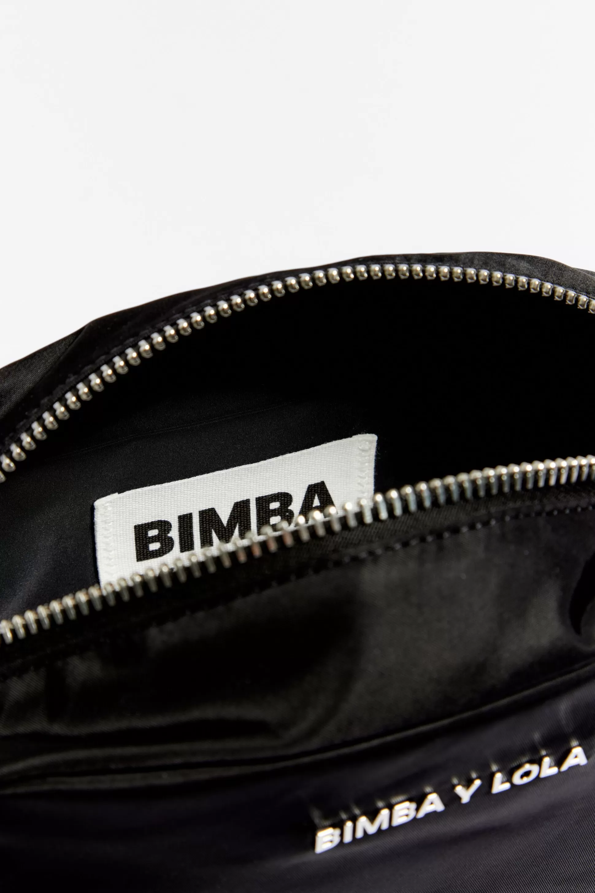 Hot BIMBA Y LOLA Mala Tiracolo S Nylon Preta Black