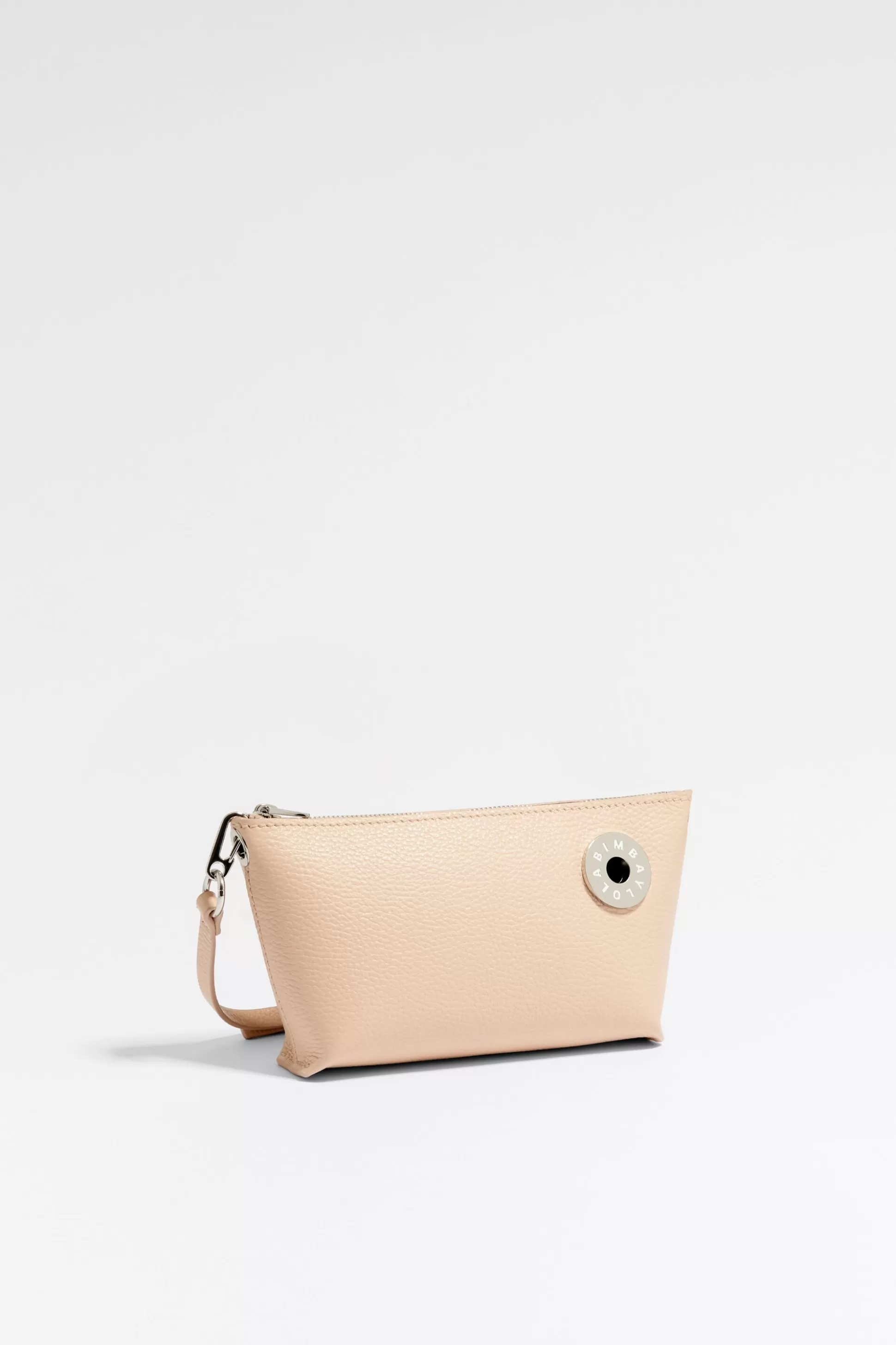 Fashion BIMBA Y LOLA Mala Tiracolo Xs Trapezio Pele Rosa-Claro Pale Pink