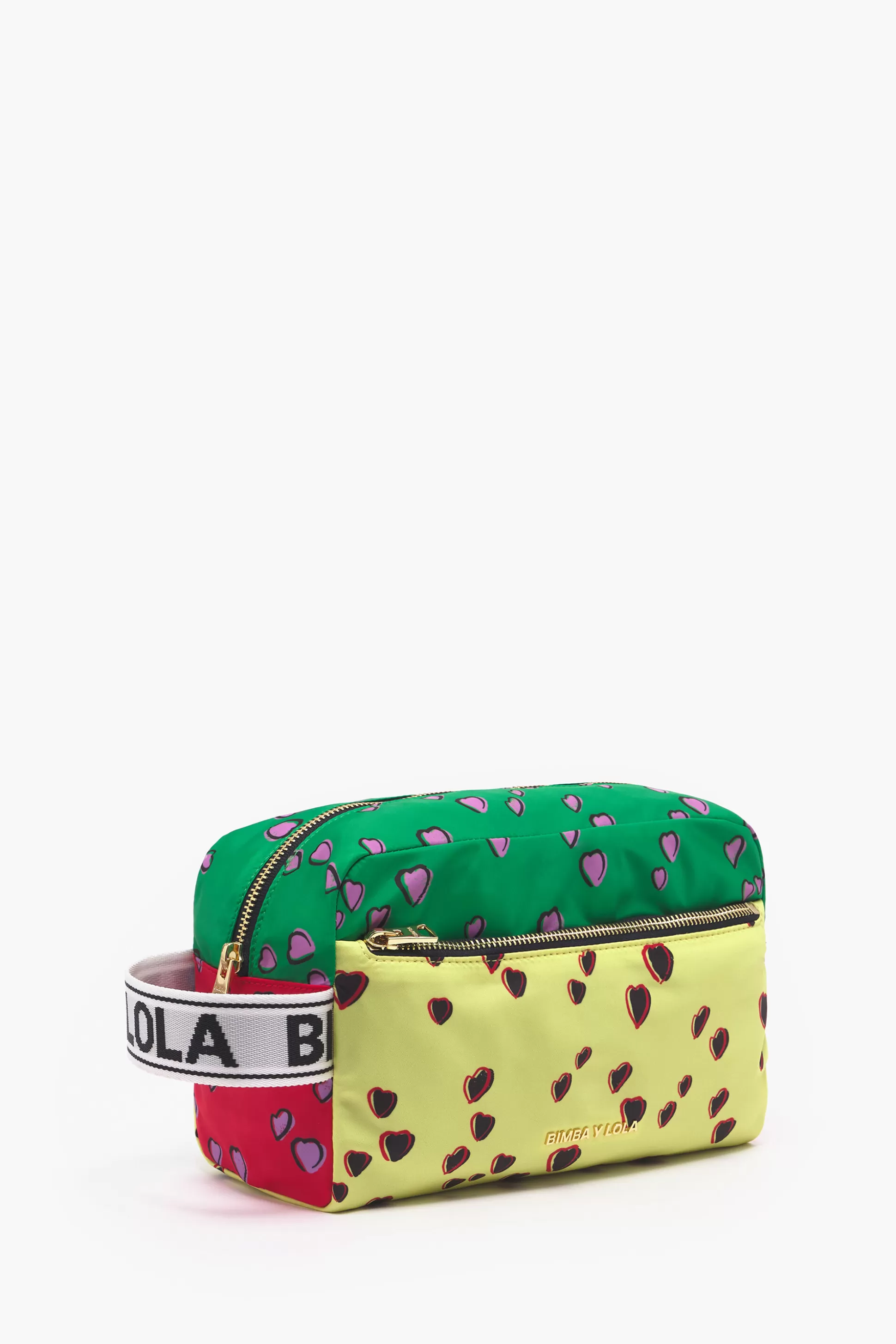 Discount BIMBA Y LOLA Necessaire Retangular Lhearts Amarelo Small Hearts Yellow