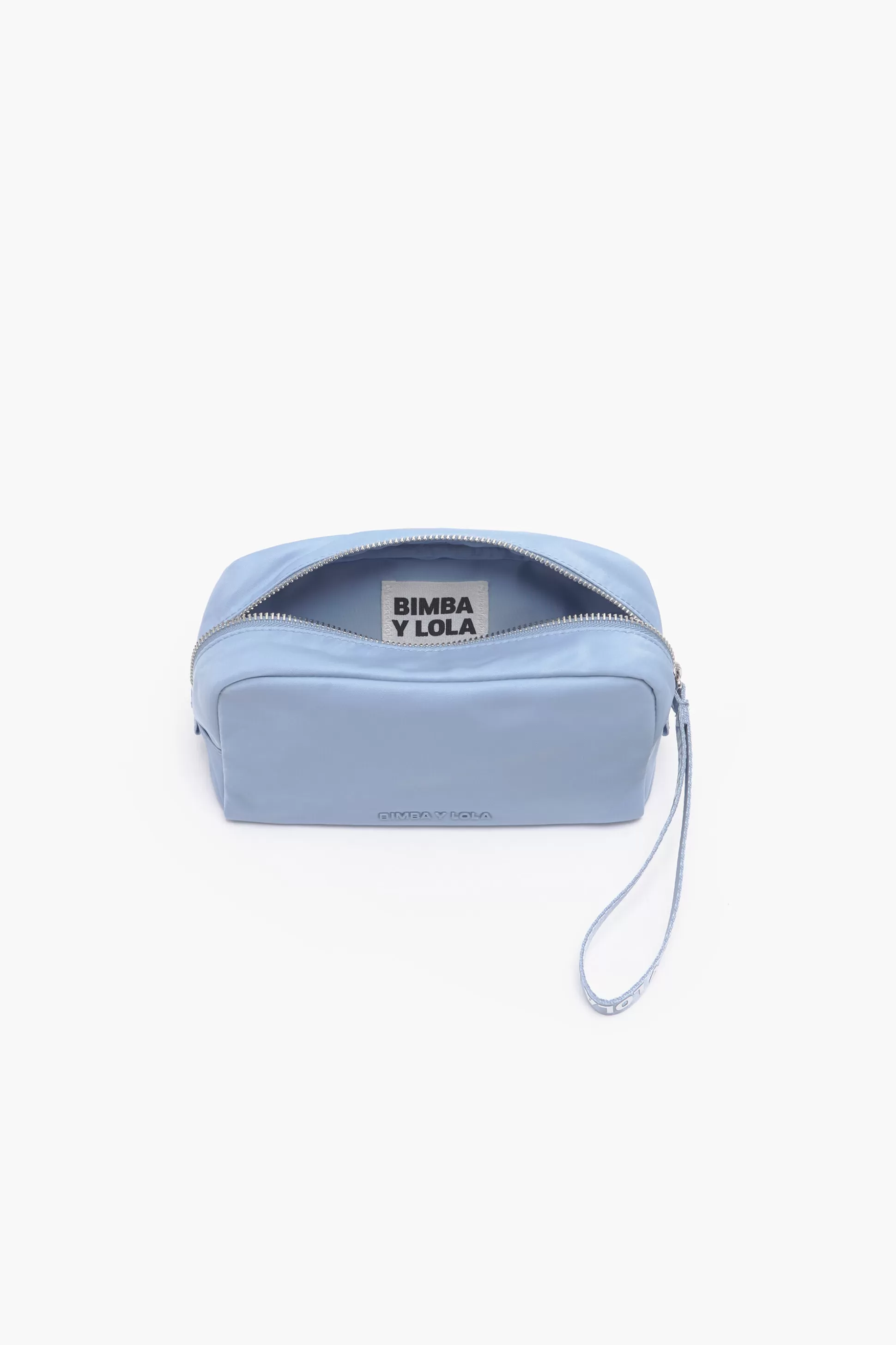 Store BIMBA Y LOLA Necessaire Retangular S Nylon Azul Pastel Blue