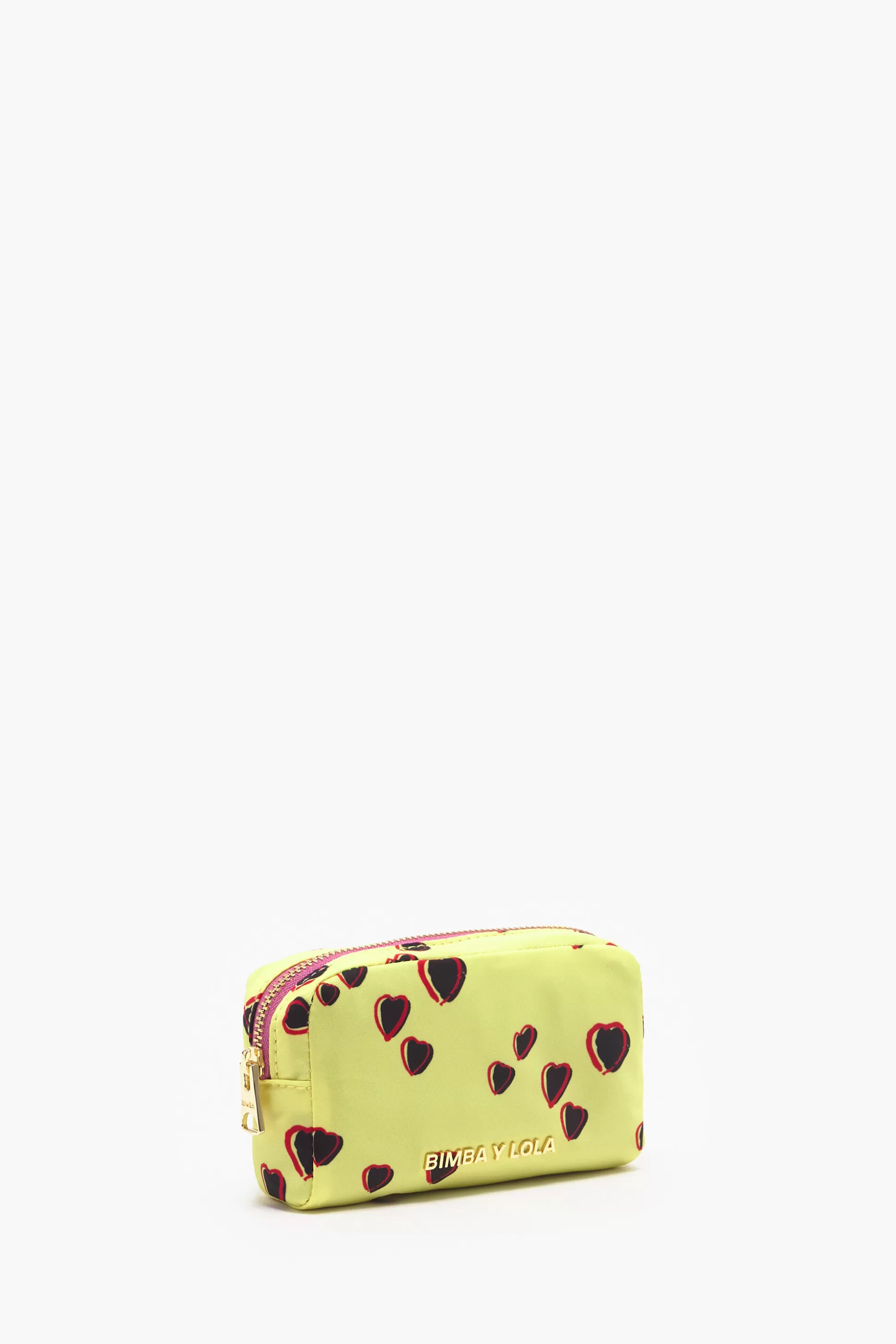 Discount BIMBA Y LOLA Necessaire Retangular Shearts Amarelo Small Hearts Yellow