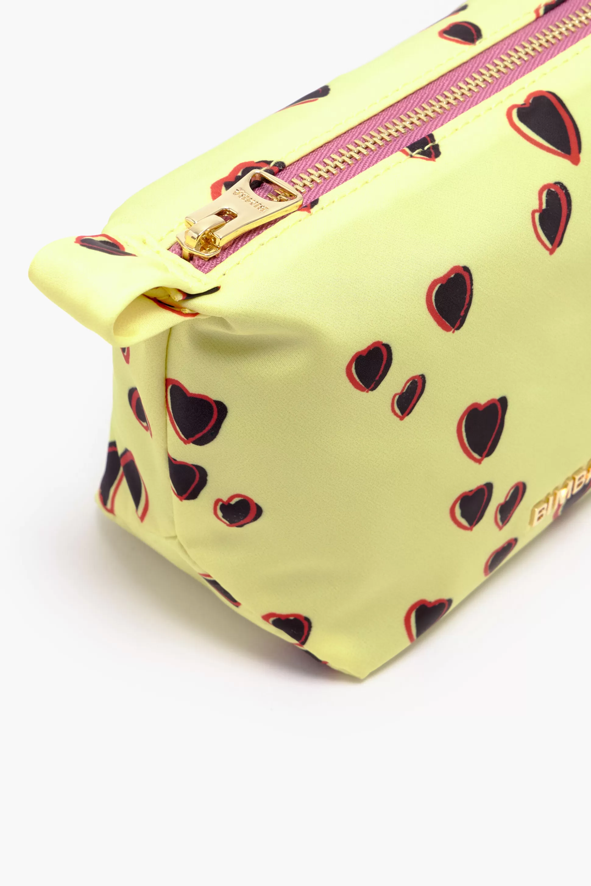 Hot BIMBA Y LOLA Necessaire Trapezio S Hearts Amarelo Small Hearts Yellow