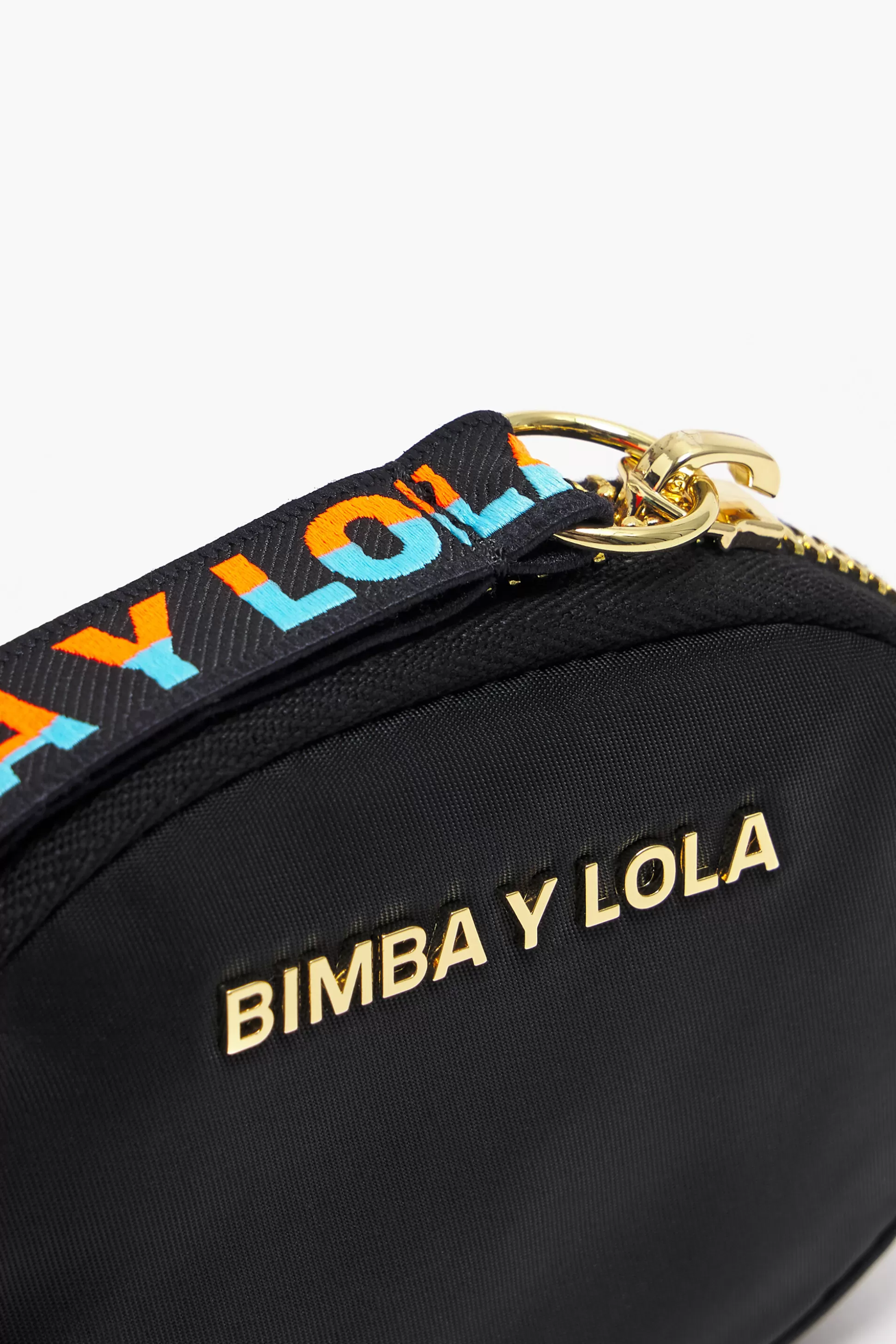 Online BIMBA Y LOLA Porta-Moedas Oval Nylon Preto Black