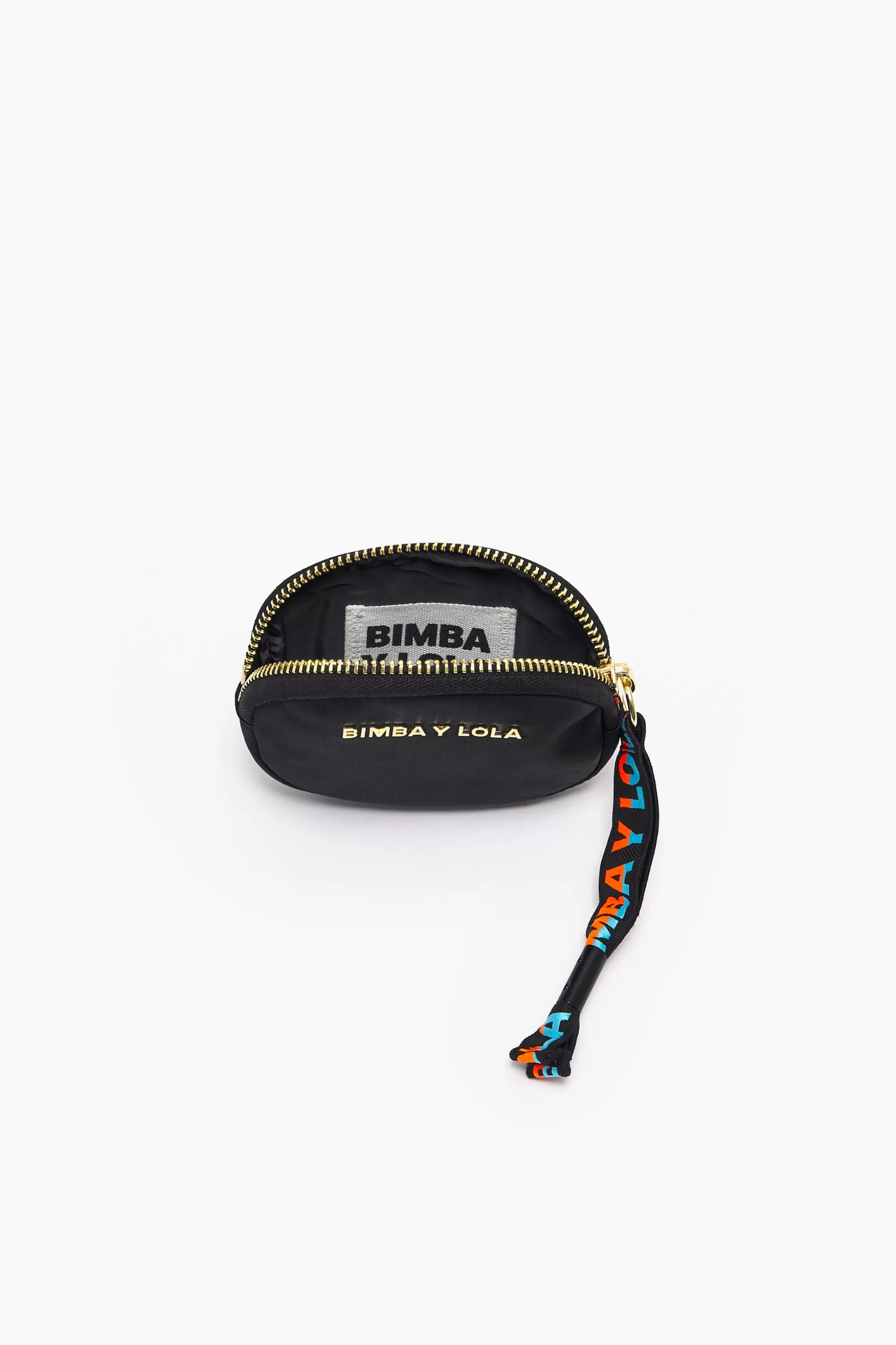 Online BIMBA Y LOLA Porta-Moedas Oval Nylon Preto Black