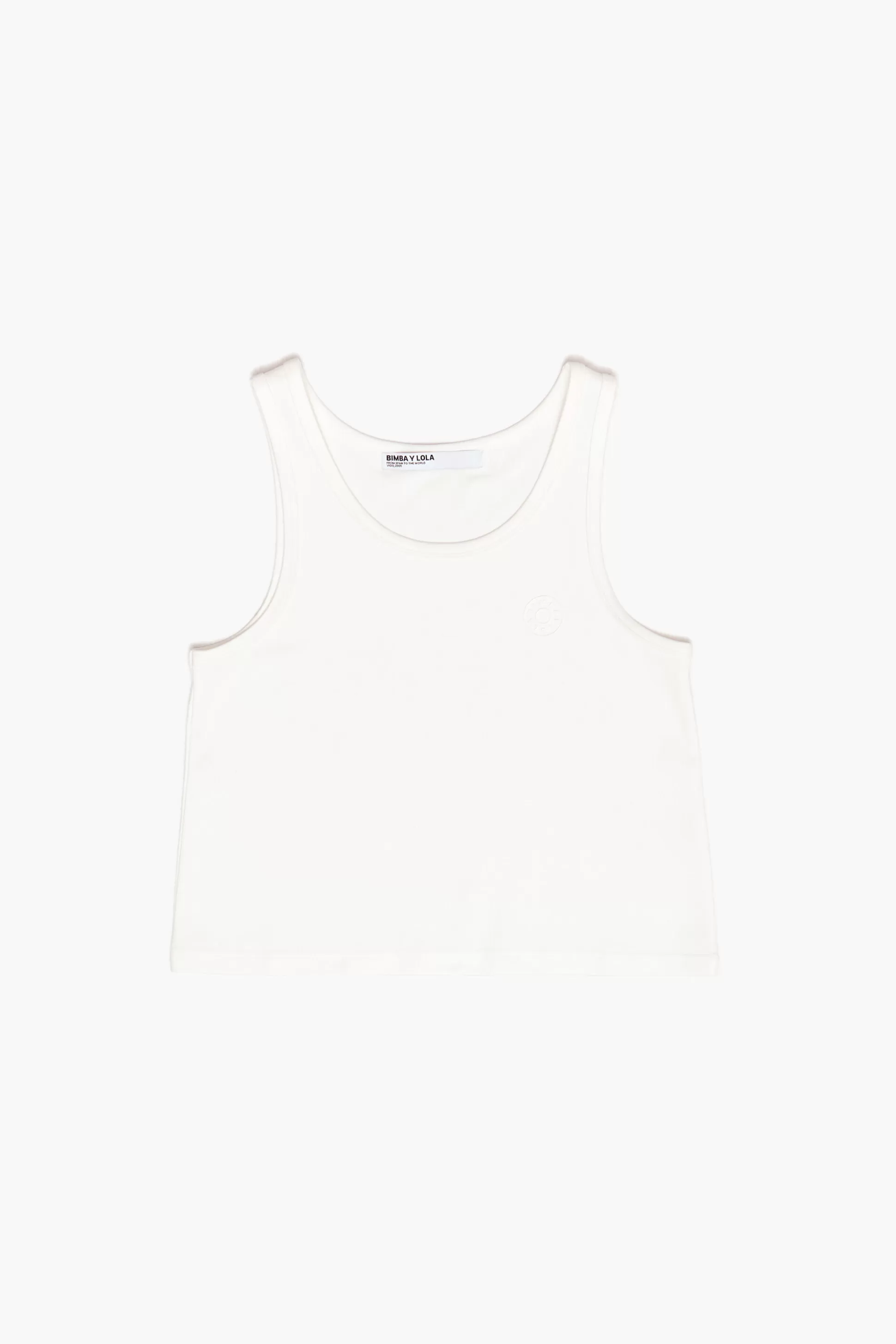 Clearance BIMBA Y LOLA T-Shirt Cava Malha Roma Marfim Ivory