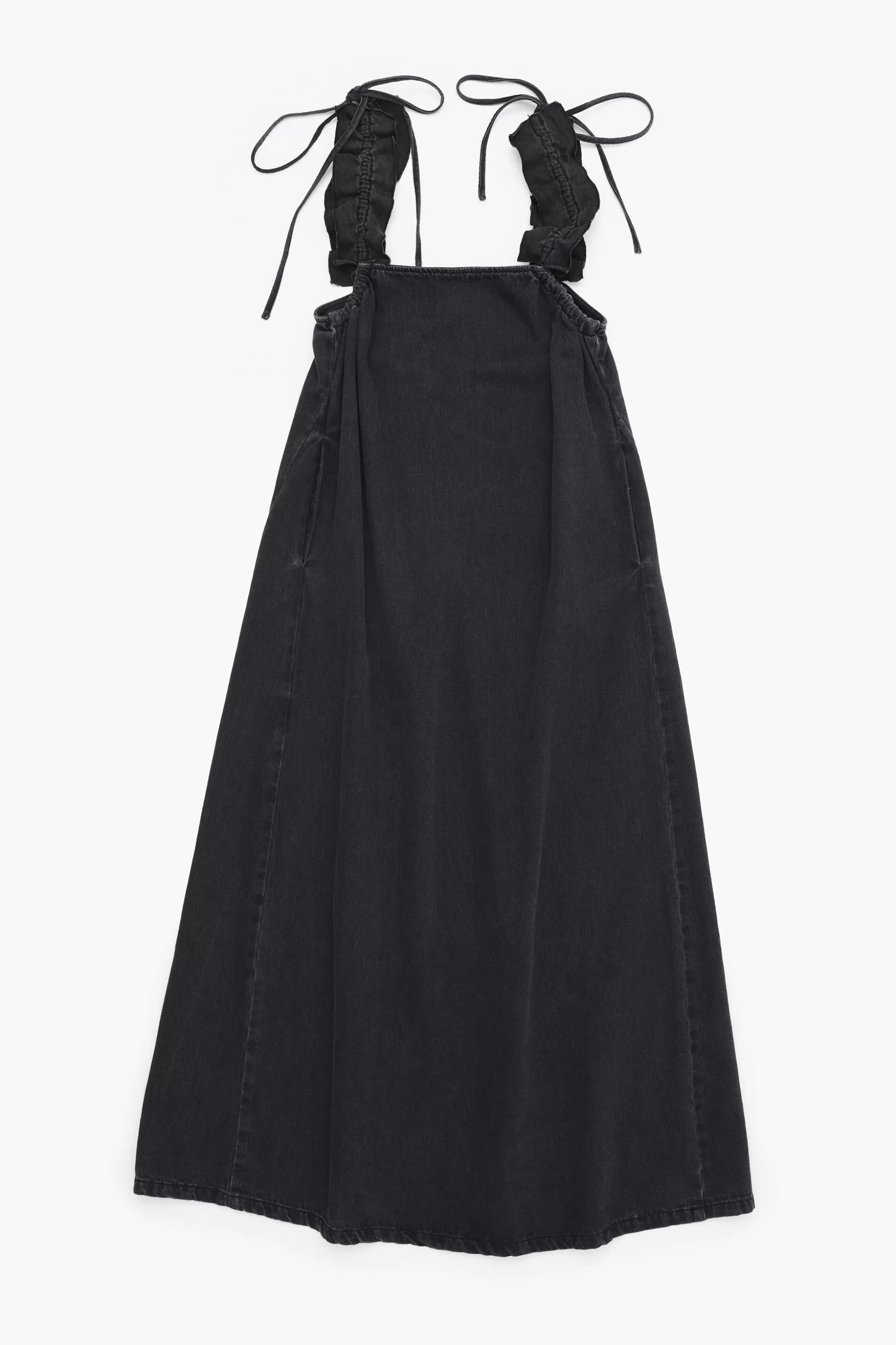 Cheap BIMBA Y LOLA Vestido Denim Evase Preto Washed Black