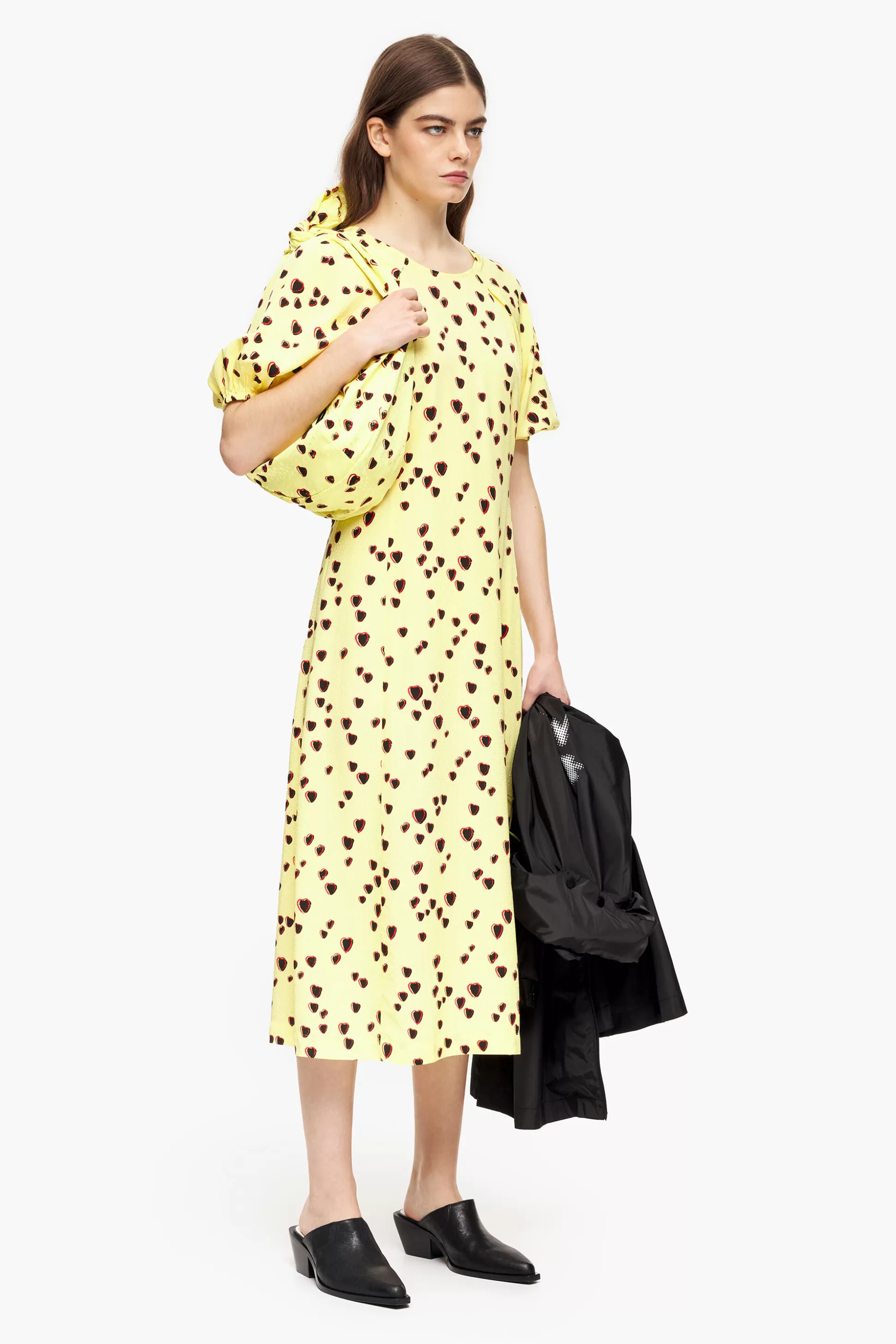vestido_evase_midi_print_small_hearts_amarelo_6.webp Shop BIMBA Y LOLA Vestido Evase Midi Print Small Hearts Amarelo Small Hearts Yellow